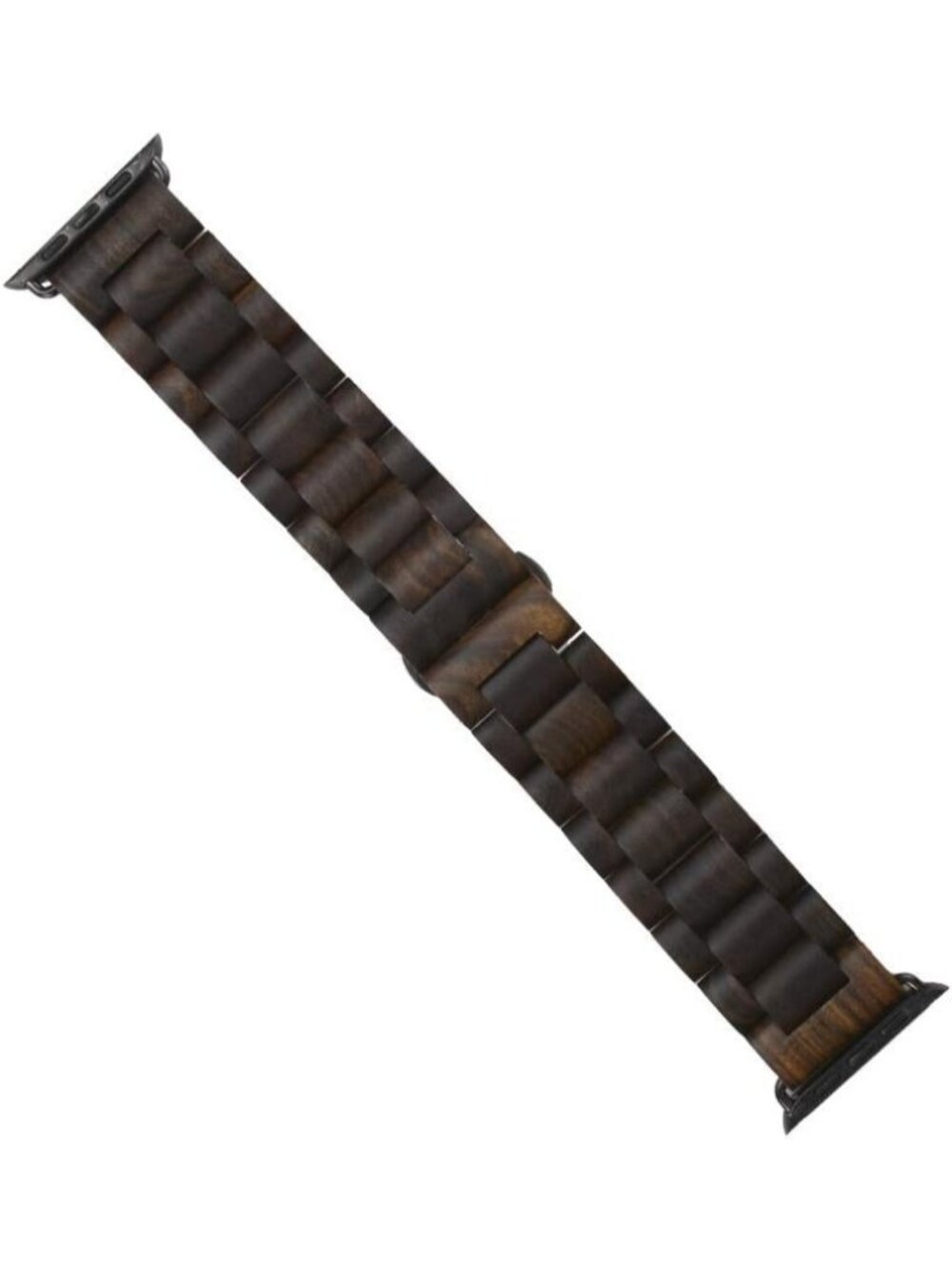 Men's Brown Analog Quartz Natural Hardwood Compatible Waterproof Wooden Watch - Picture 6 of 7